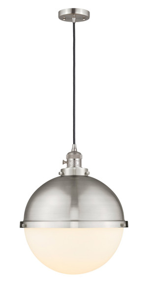 Innovations - 201CSW-SN-HFS-121-SN-LED - LED Pendant - Franklin Restoration - Brushed Satin Nickel