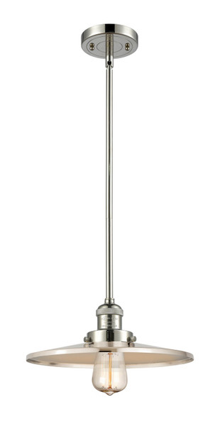 Innovations - 201S-PN-MFR-PN-12 - One Light Mini Pendant - Franklin Restoration - Polished Nickel