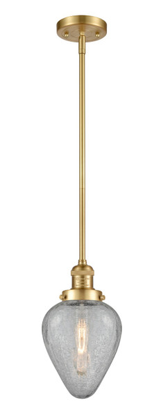 Innovations - 201S-SG-G165-LED - LED Mini Pendant - Franklin Restoration - Satin Gold