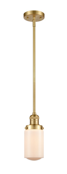 Innovations - 201S-SG-G311 - One Light Mini Pendant - Franklin Restoration - Satin Gold