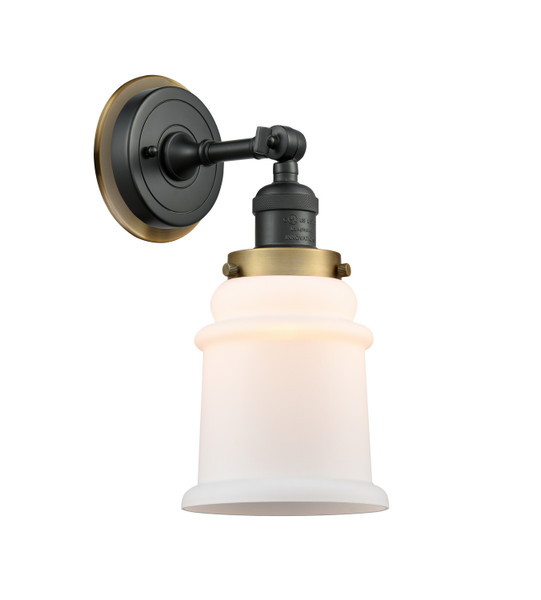 Innovations - 203BK-BPBB-HRBB-G181 - One Light Wall Sconce - Franklin Restoration - Matte Black