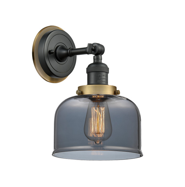 Innovations - 203BK-BPBB-HRBB-G73 - One Light Wall Sconce - Franklin Restoration - Matte Black