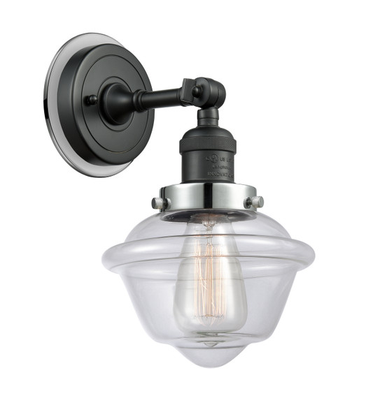 Innovations - 203BK-BPPC-HRPC-G532 - One Light Wall Sconce - Franklin Restoration - Matte Black
