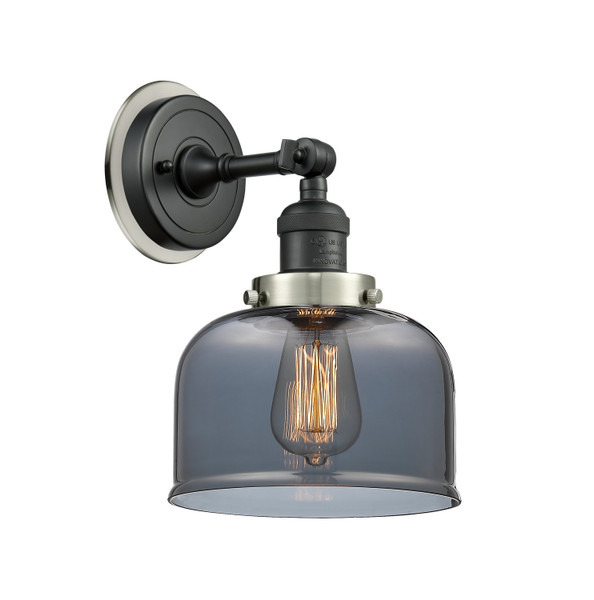 Innovations - 203BK-BPSN-HRSN-G73 - One Light Wall Sconce - Franklin Restoration - Matte Black