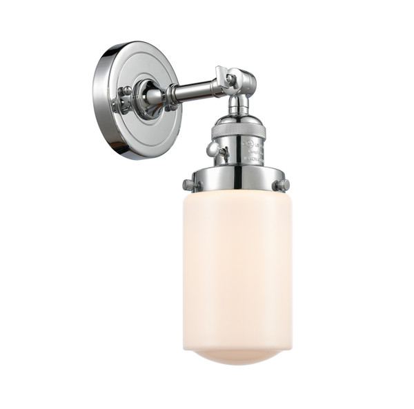 Innovations - 203SW-PC-G311 - One Light Wall Sconce - Franklin Restoration - Polished Chrome