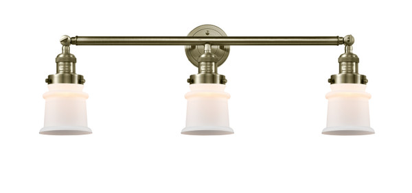 manufacturer_finish:Antique Brass|manufacturer_glass:Cased Matte White Small Canton|light_output:220.00lm|color_temperature:2200K|cri:99
