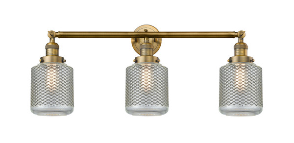 Innovations - 205-BB-G262 - Three Light Bath Vanity - Franklin Restoration - Brushed Brass