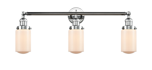 Innovations - 205-PC-G311 - Three Light Bath Vanity - Franklin Restoration - Polished Chrome