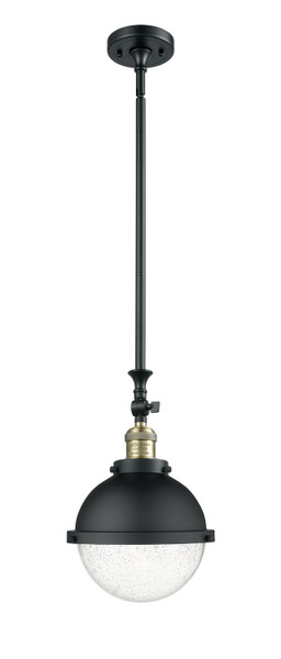 Innovations - 206-BAB-HFS-84-BK - One Light Mini Pendant - Franklin Restoration - Black Antique Brass