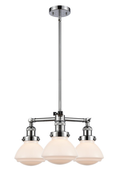 Innovations - 207-PC-G321 - Three Light Chandelier - Franklin Restoration - Polished Chrome