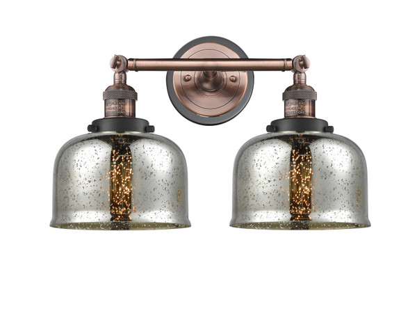 Innovations - 208BP-ACBK-G78 - Two Light Bath Vanity - Franklin Restoration - Antique Copper