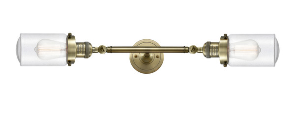 Innovations - 208L-AB-G314 - Two Light Bath Vanity - Franklin Restoration - Antique Brass