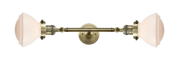 Innovations - 208L-AB-G321 - Two Light Bath Vanity - Franklin Restoration - Antique Brass