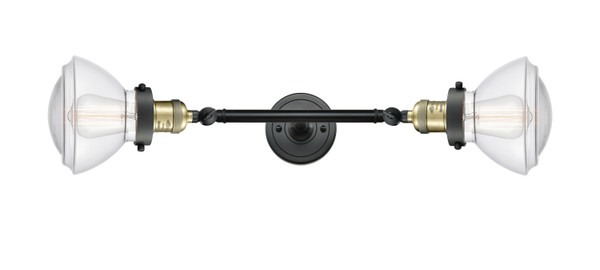 Innovations - 208L-BAB-G322 - Two Light Bath Vanity - Franklin Restoration - Black Antique Brass