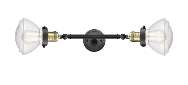 Innovations - 208L-BAB-G324-LED - LED Bath Vanity - Franklin Restoration - Black Antique Brass