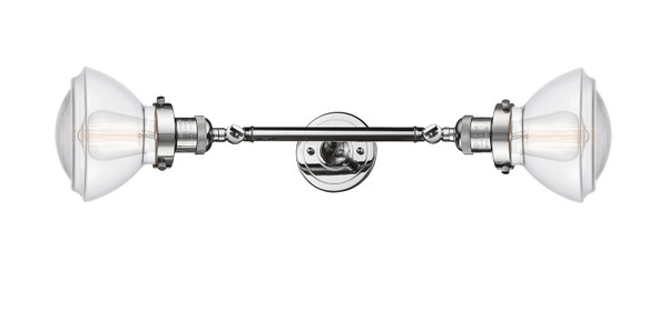 Innovations - 208L-PC-G322 - Two Light Bath Vanity - Franklin Restoration - Polished Chrome