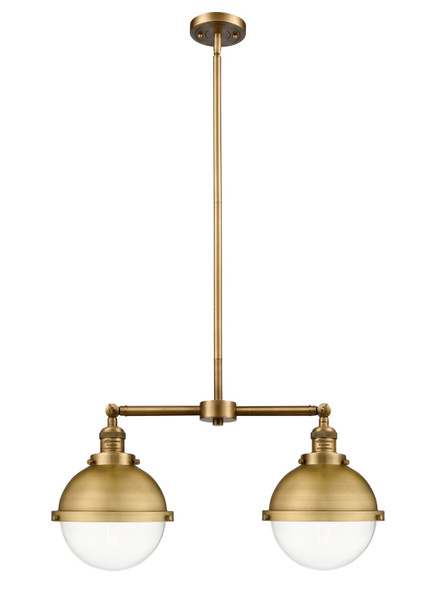 Innovations - 209-BB-HFS-82-BB-LED - LED Island Pendant - Franklin Restoration - Brushed Brass