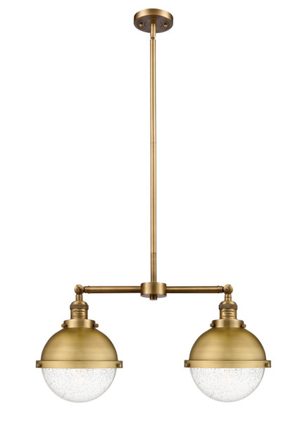 Innovations - 209-BB-HFS-84-BB-LED - LED Island Pendant - Franklin Restoration - Brushed Brass