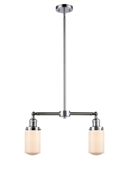 Innovations - 209-PC-G311 - Two Light Island Pendant - Franklin Restoration - Polished Chrome