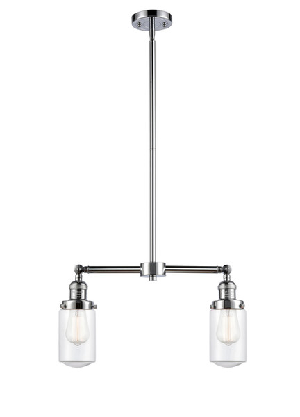 Innovations - 209-PC-G312-LED - LED Island Pendant - Franklin Restoration - Polished Chrome