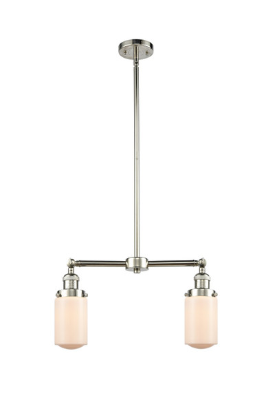Innovations - 209-PN-G311-LED - LED Island Pendant - Franklin Restoration - Polished Nickel