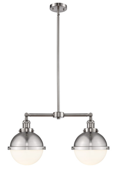 Innovations - 209-SN-HFS-81-SN-LED - LED Island Pendant - Franklin Restoration - Brushed Satin Nickel