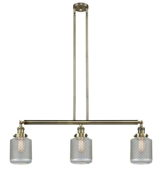 Innovations - 213-AB-G262-LED - LED Island Pendant - Franklin Restoration - Antique Brass