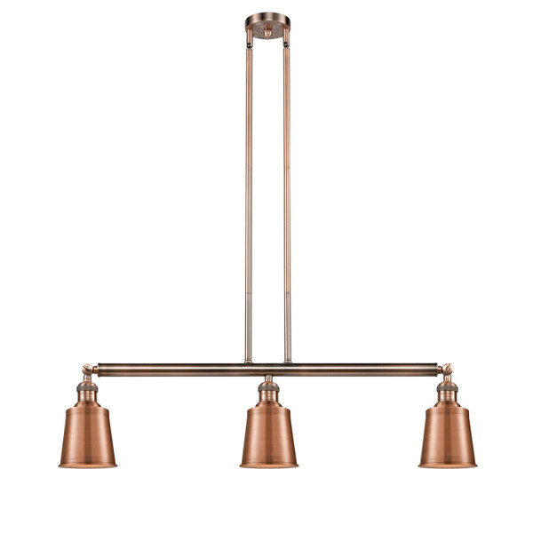 Innovations - 213-AC-M9-AC-LED - LED Island Pendant - Franklin Restoration - Antique Copper