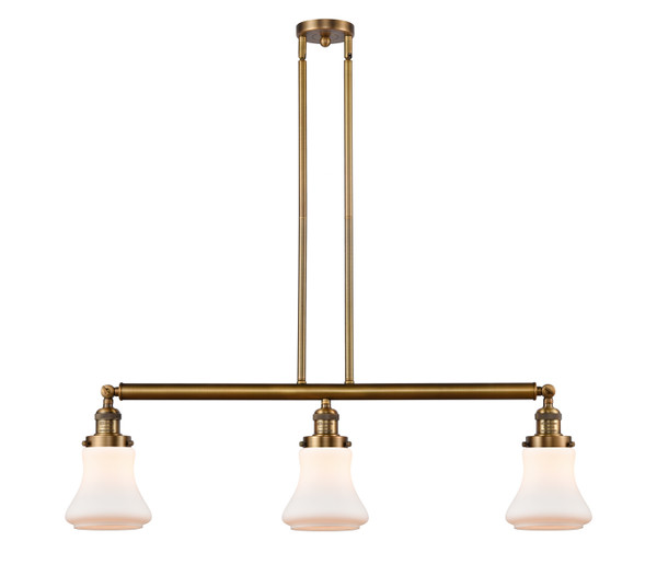 Innovations - 213-BB-G191-LED - LED Island Pendant - Franklin Restoration - Brushed Brass