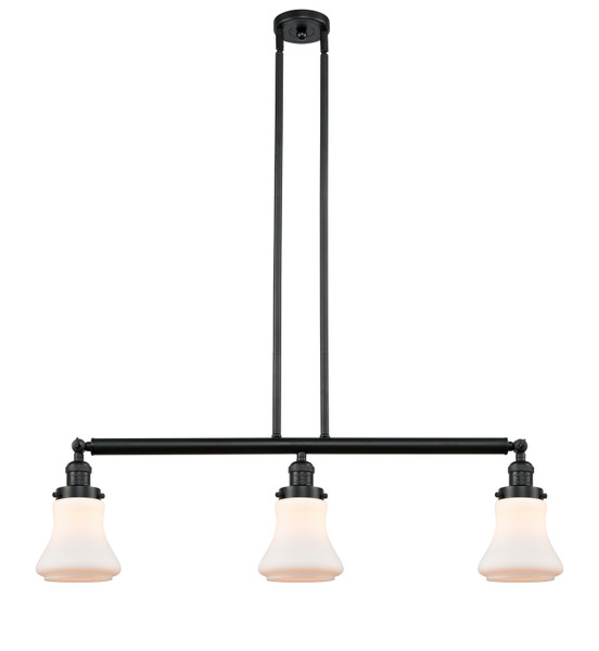 Innovations - 213-BK-G191-LED - LED Island Pendant - Franklin Restoration - Matte Black