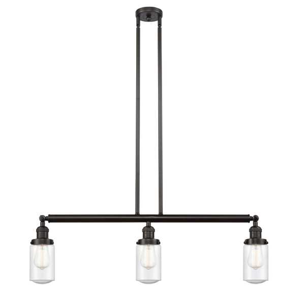 Innovations - 213-OB-G314-LED - LED Island Pendant - Franklin Restoration - Oil Rubbed Bronze