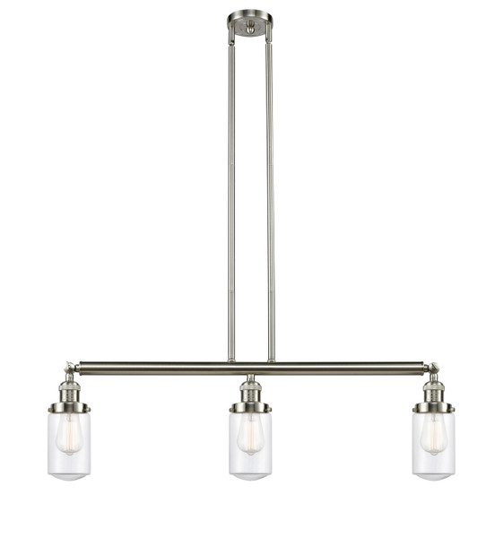 Innovations - 213-SN-G312-LED - LED Island Pendant - Franklin Restoration - Brushed Satin Nickel