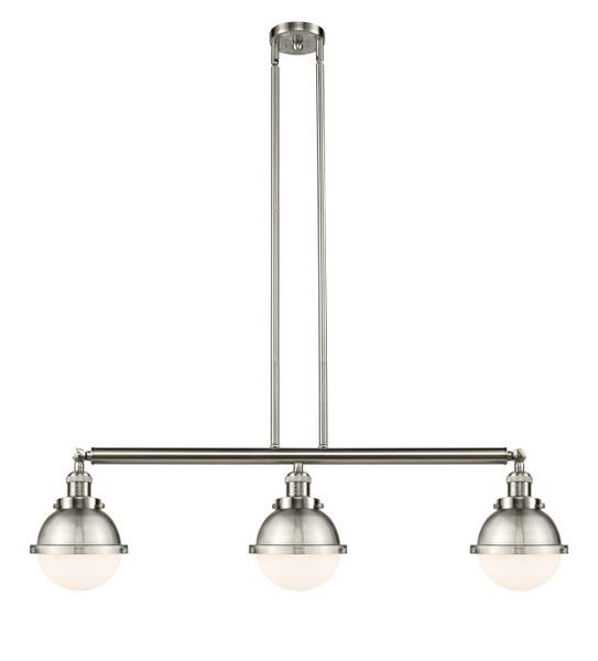 Innovations - 213-SN-HFS-61-SN-LED - LED Island Pendant - Franklin Restoration - Brushed Satin Nickel