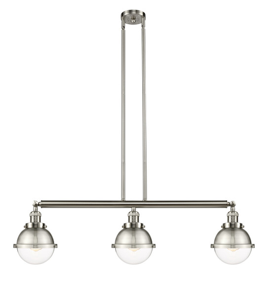 Innovations - 213-SN-HFS-62-SN-LED - LED Island Pendant - Franklin Restoration - Brushed Satin Nickel