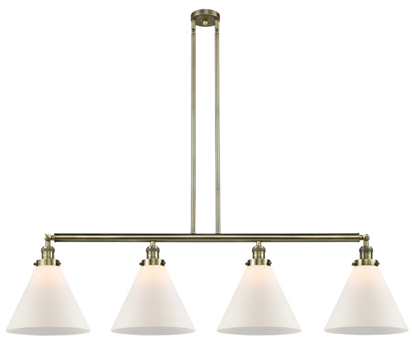 Innovations - 214-AB-G41-L-LED - LED Island Pendant - Franklin Restoration - Antique Brass