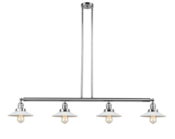 Innovations - 214-PC-G1 - Four Light Island Pendant - Franklin Restoration - Polished Chrome