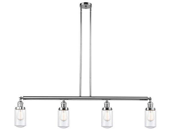 Innovations - 214-PC-G312-LED - LED Island Pendant - Franklin Restoration - Polished Chrome