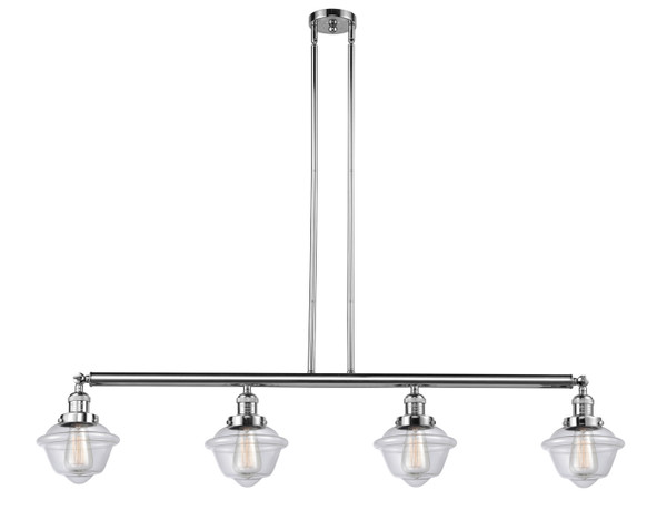 Innovations - 214-PC-G532 - Four Light Island Pendant - Franklin Restoration - Polished Chrome