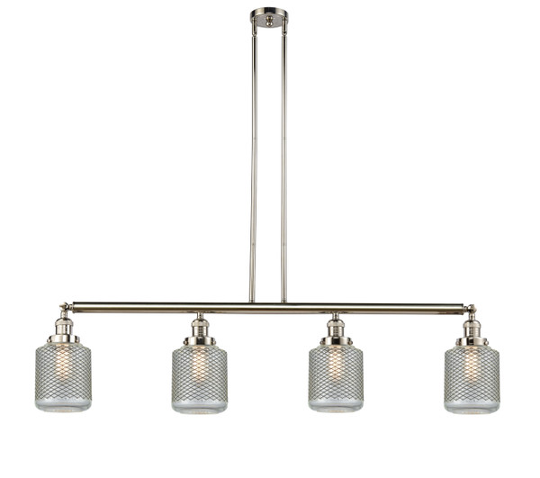 Innovations - 214-PN-G262-LED - LED Island Pendant - Franklin Restoration - Polished Nickel