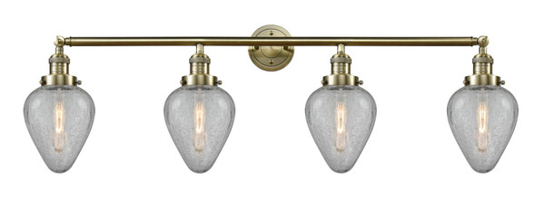 Innovations - 215-AB-G165 - Four Light Bath Vanity - Franklin Restoration - Antique Brass