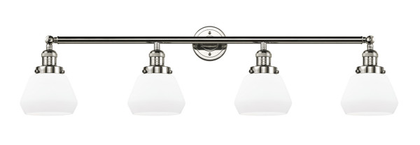 manufacturer_finish:Polished Nickel|manufacturer_glass:Cased Matte White Fulton|light_output:220.00lm|color_temperature:2200K|cri:99