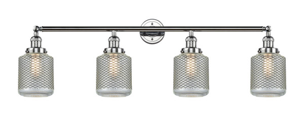 Innovations - 215-PC-G262 - Four Light Bath Vanity - Franklin Restoration - Polished Chrome