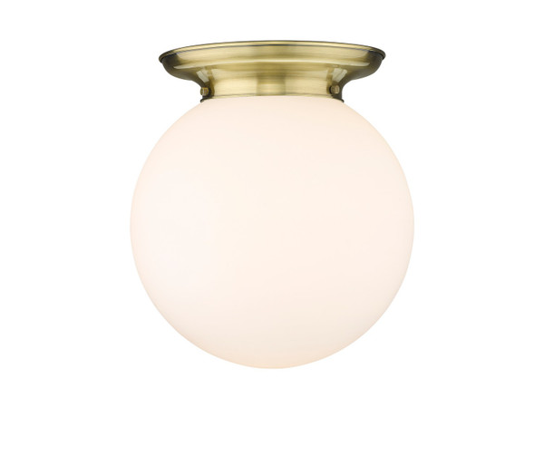 manufacturer_finish:Antique Brass|manufacturer_glass:Cased Matte White Beacon