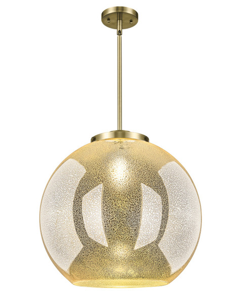 Innovations - 221-1S-AB-G128-18 - One Light Pendant - Essex - Antique Brass