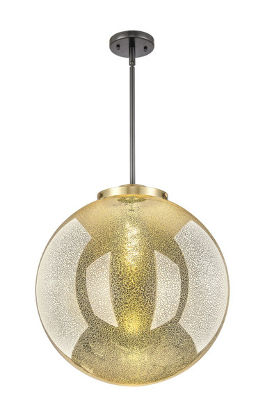Innovations - 221-1S-BAB-G208-18 - One Light Pendant - Essex - Black Antique Brass