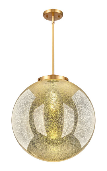 Innovations - 221-1S-SG-G208-18 - One Light Pendant - Essex - Satin Gold