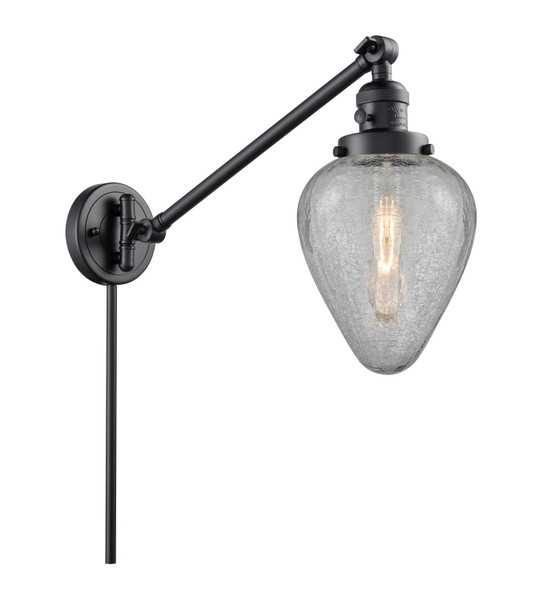 Innovations - 237-BK-G165-LED - LED Swing Arm Lamp - Franklin Restoration - Matte Black