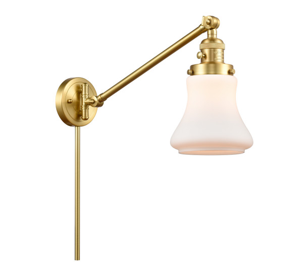Innovations - 237-SG-G191 - One Light Swing Arm Lamp - Franklin Restoration - Satin Gold