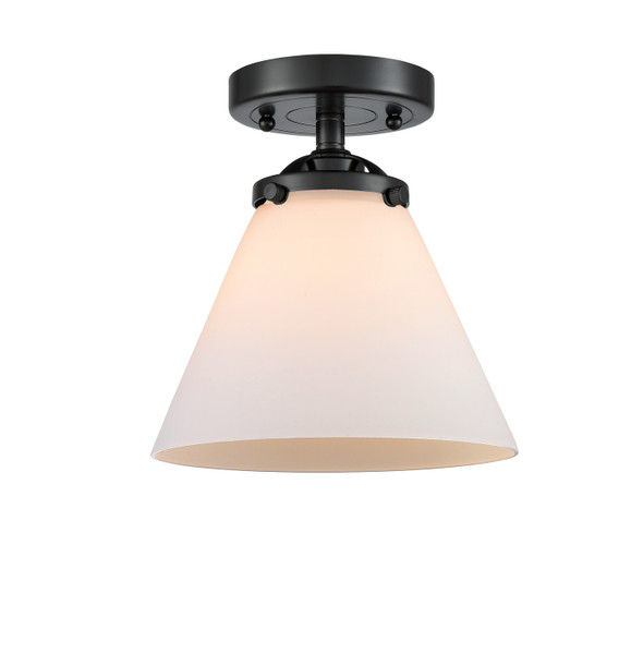 manufacturer_finish:Oil Rubbed Bronze|manufacturer_glass:Cased Matte White Large Cone|light_output:220.00lm|color_temperature:2200K|cri:99