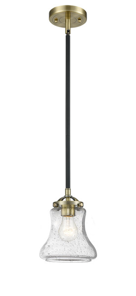 manufacturer_finish:Black Antique Brass|manufacturer_glass:Seedy Bellmont|light_output:220.00lm|color_temperature:2200K|cri:99